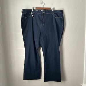 A.N.A. Women’s Plus Size 30W Mid Rise Slim Bootcut Denim Jeans